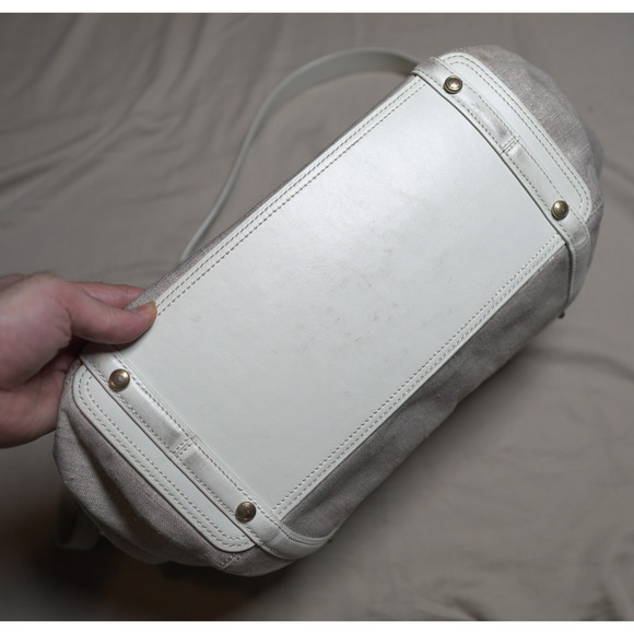 TUMI Two-Toned White Laptop Tote LMT. Collection Sloane 2012 Academia Corpcore - Picture 11 of 13